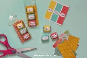 Hershey nugget wrappers-free printable - A girl and a glue gun