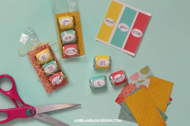 Hershey nugget wrappers-free printable - A girl and a glue gun