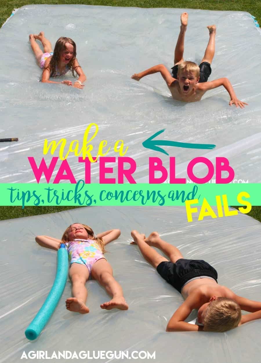 make a water blog--tips tricks concerns and fails