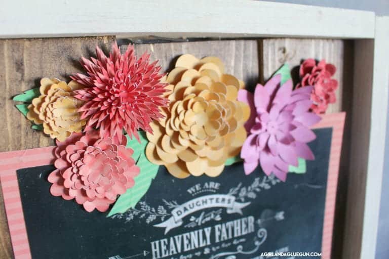 How to make paper flowers A girl and a glue gun