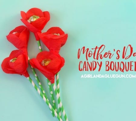 mother's day candy bouquet