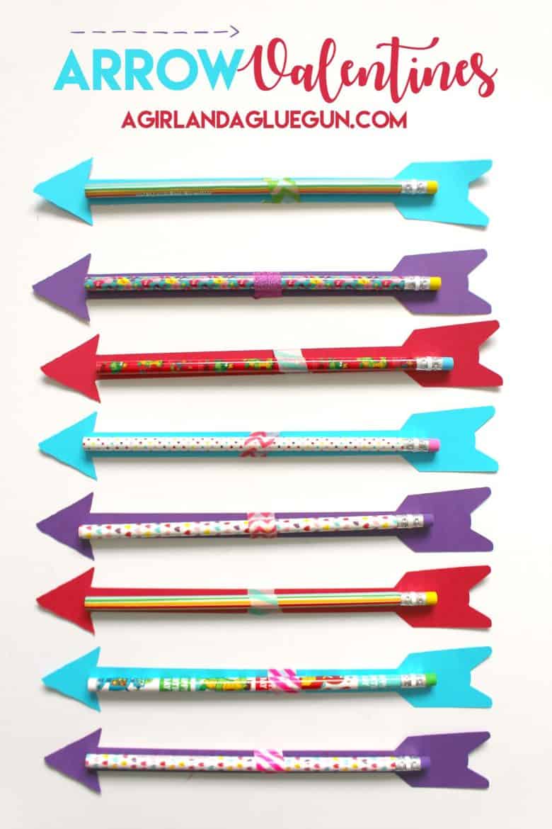 Non-Food Valentine Ideas for School - A girl and a glue gun