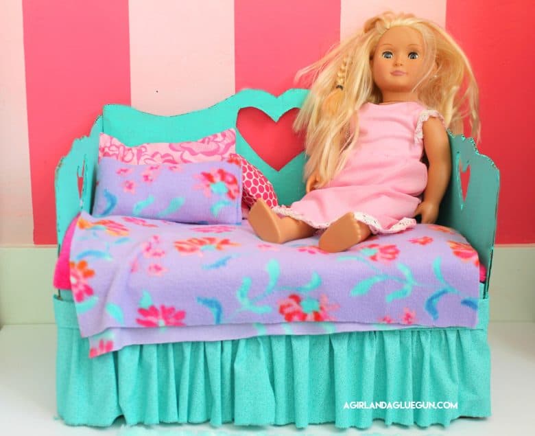 How To Make A Doll Bed Girl And, How To Make An American Girl Doll Bunk Bed Out Of Cardboard