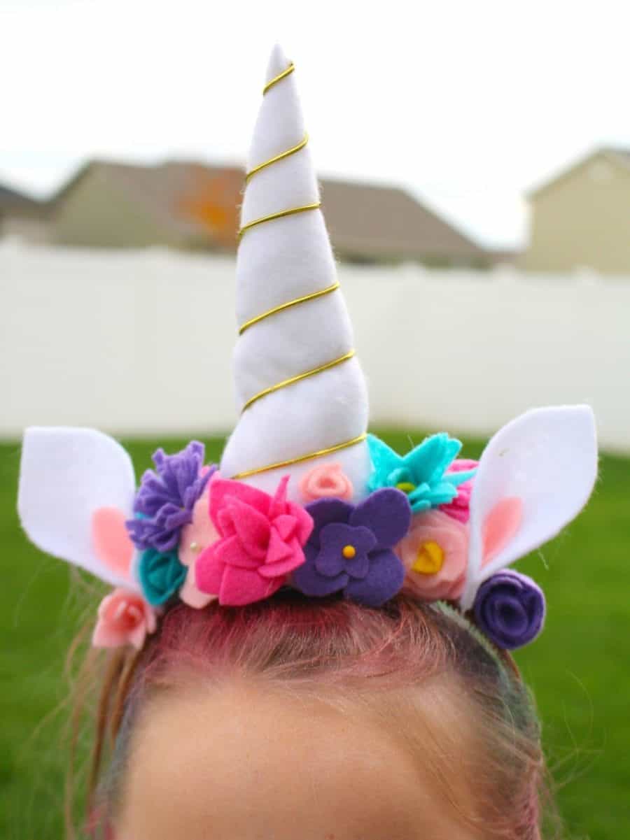 Kids Unicorn Pony Pink Headband & Tail 