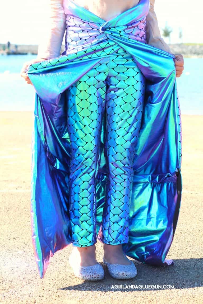 How to sew a mermaid costume A girl and a glue gun