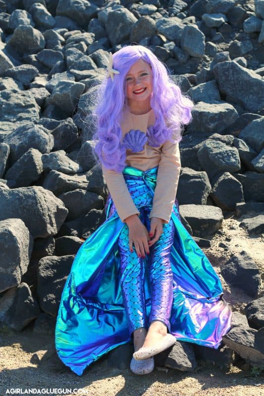 How to sew a mermaid costume A girl and a glue gun