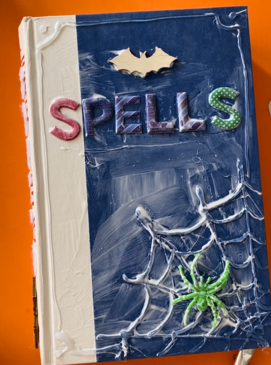 spell book diy with dollar tree supplies