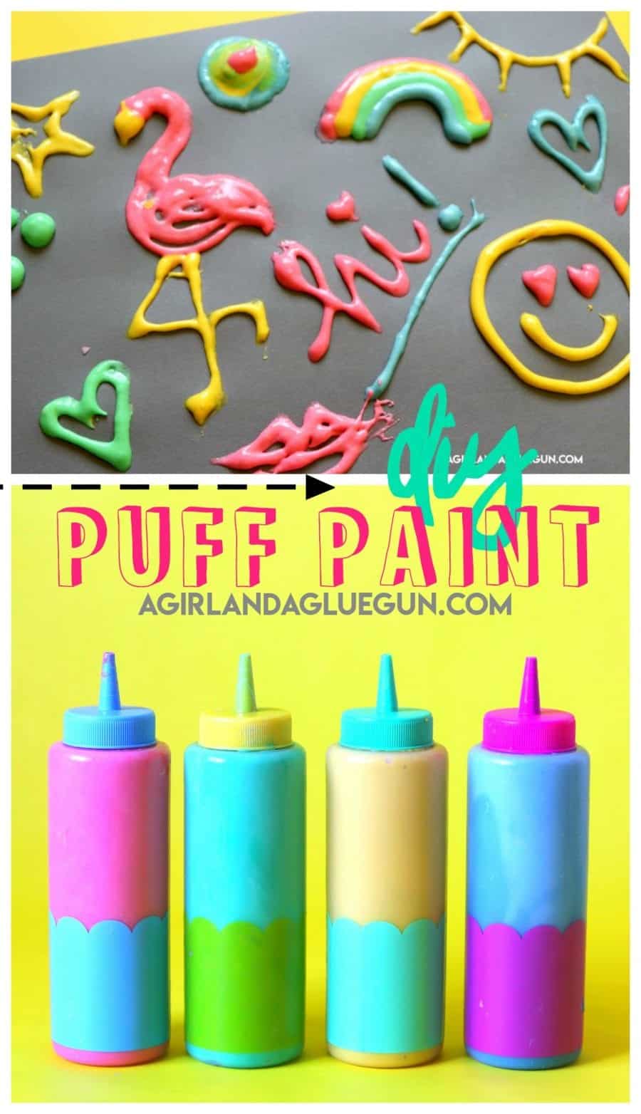 Home Puffy Paint Recipe – Craft Box Girls