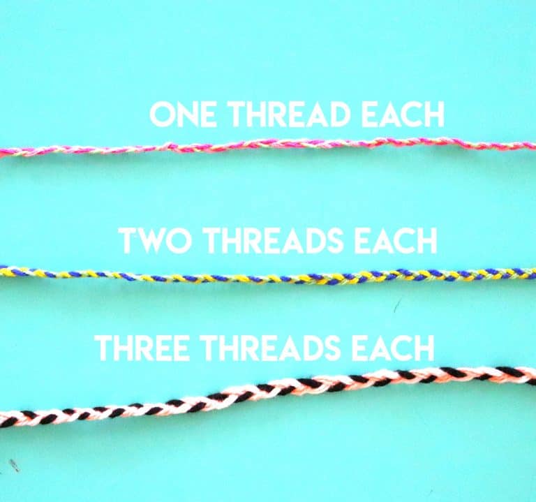How to make Friendship Bracelets (4 ways!) A girl and a glue gun
