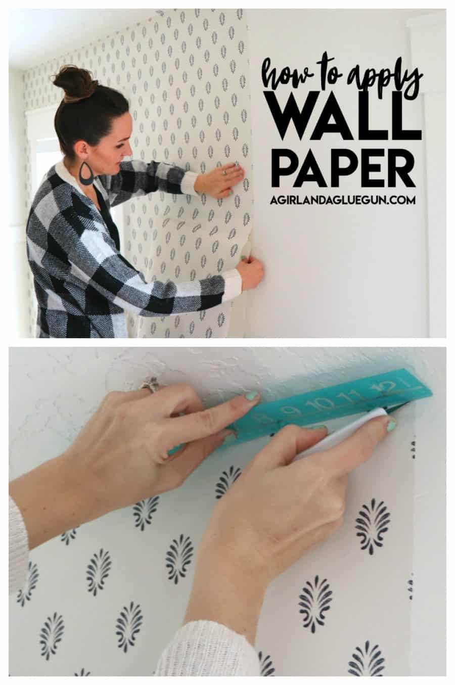 Everything you ever wanted to know about WALLPAPER - A girl and a glue gun