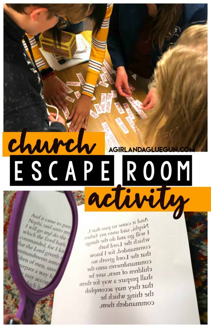 Church ActivityEscape Room! A girl and a glue gun