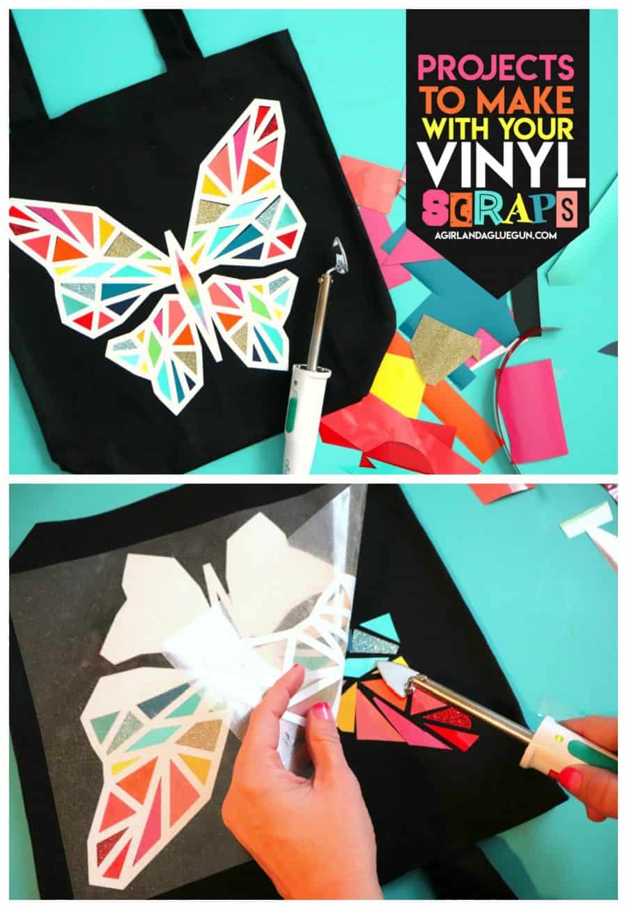 How to use transfer tape with vinyl - A girl and a glue gun