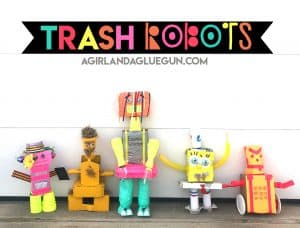 trash robots fun upycyle