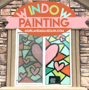window painting- a super fun diy