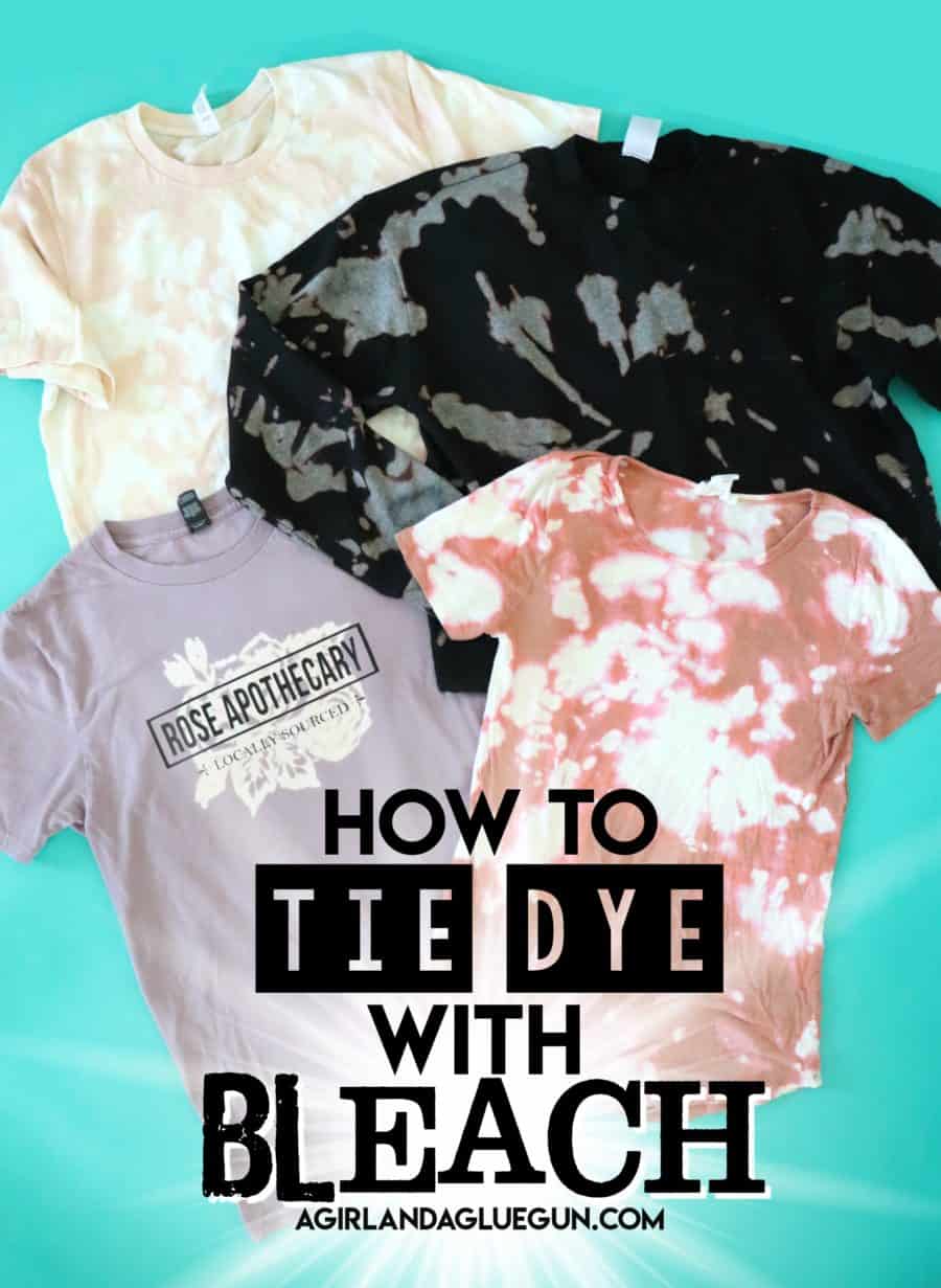 Easy Bleach Shirt Designs (Dyeing with Bleach) 