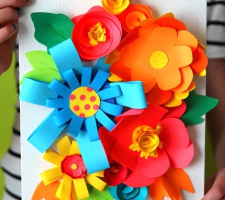 paper flower artwork