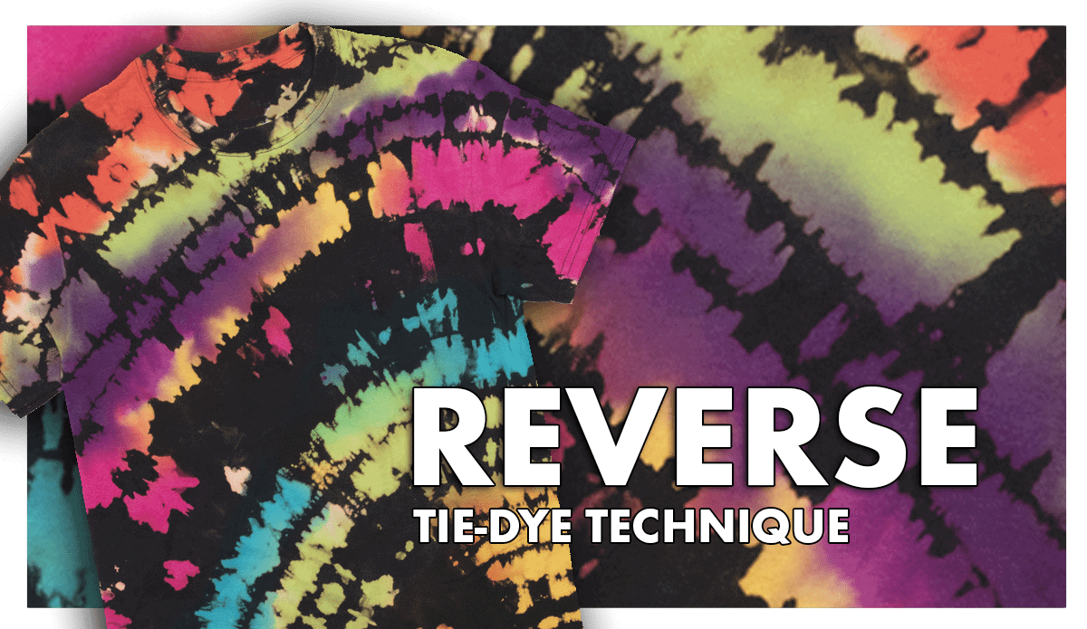 How to tie dye with bleach - A girl and a glue gun