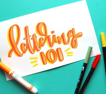 lettering 101! how to letter