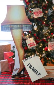 christmas story lamp tree