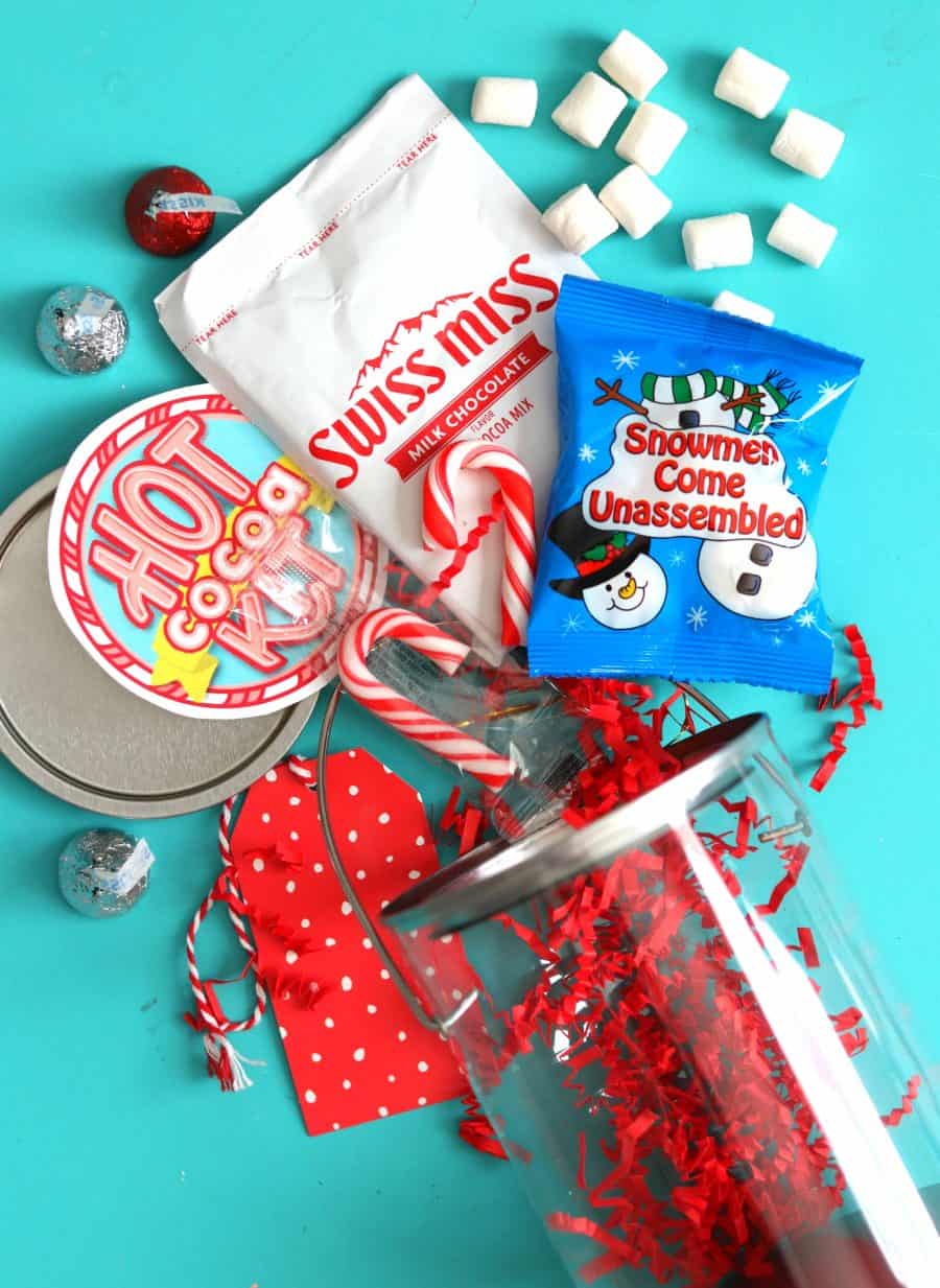 Hot cocoa kit- easy Christmas Gift - A girl and a glue gun