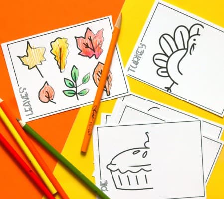 cute printables for thanksgiving- finish the picture
