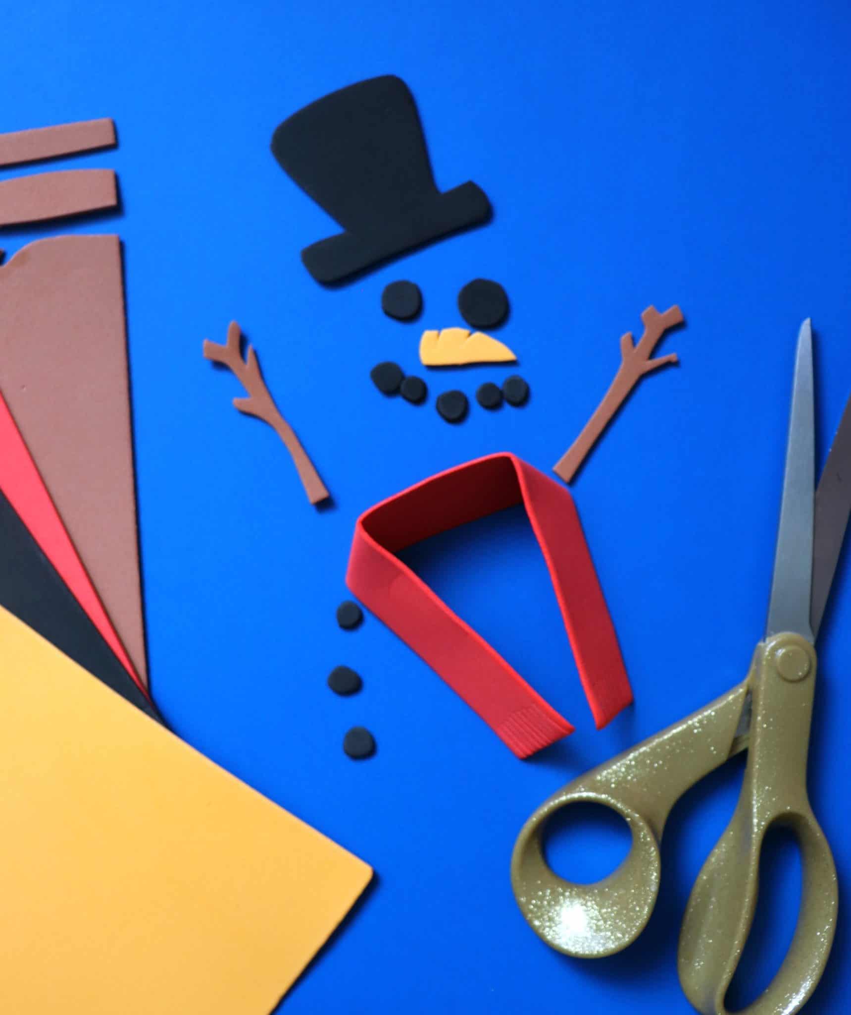 Snowman kit with free printables - A girl and a glue gun