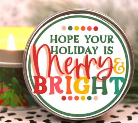 merry and bright free printable diy