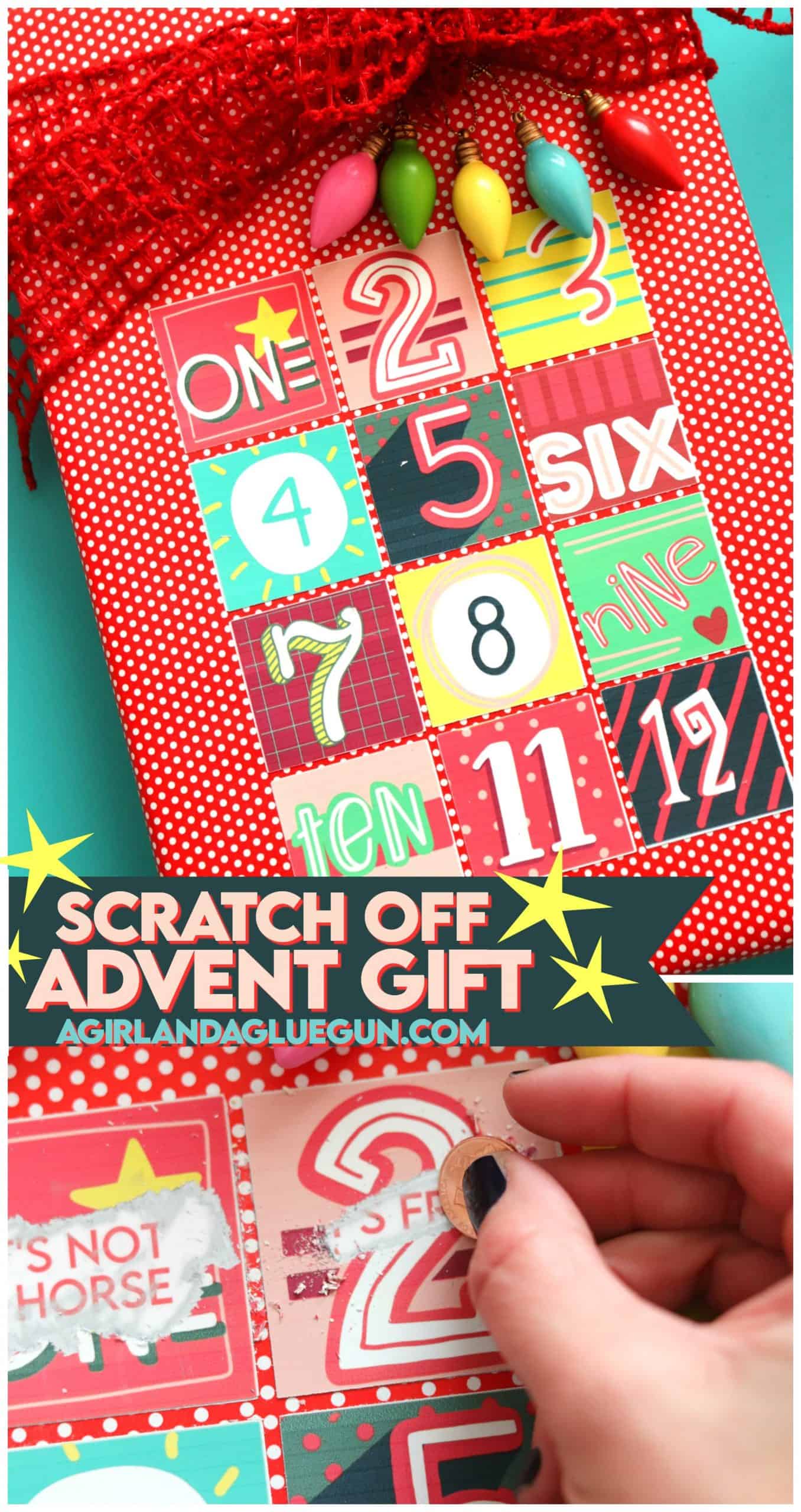 scratch off advent gift