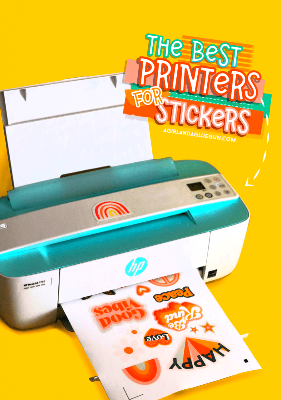 Aanwezigheid Weg Verlichten The Best printer for Stickers - A girl and a glue gun
