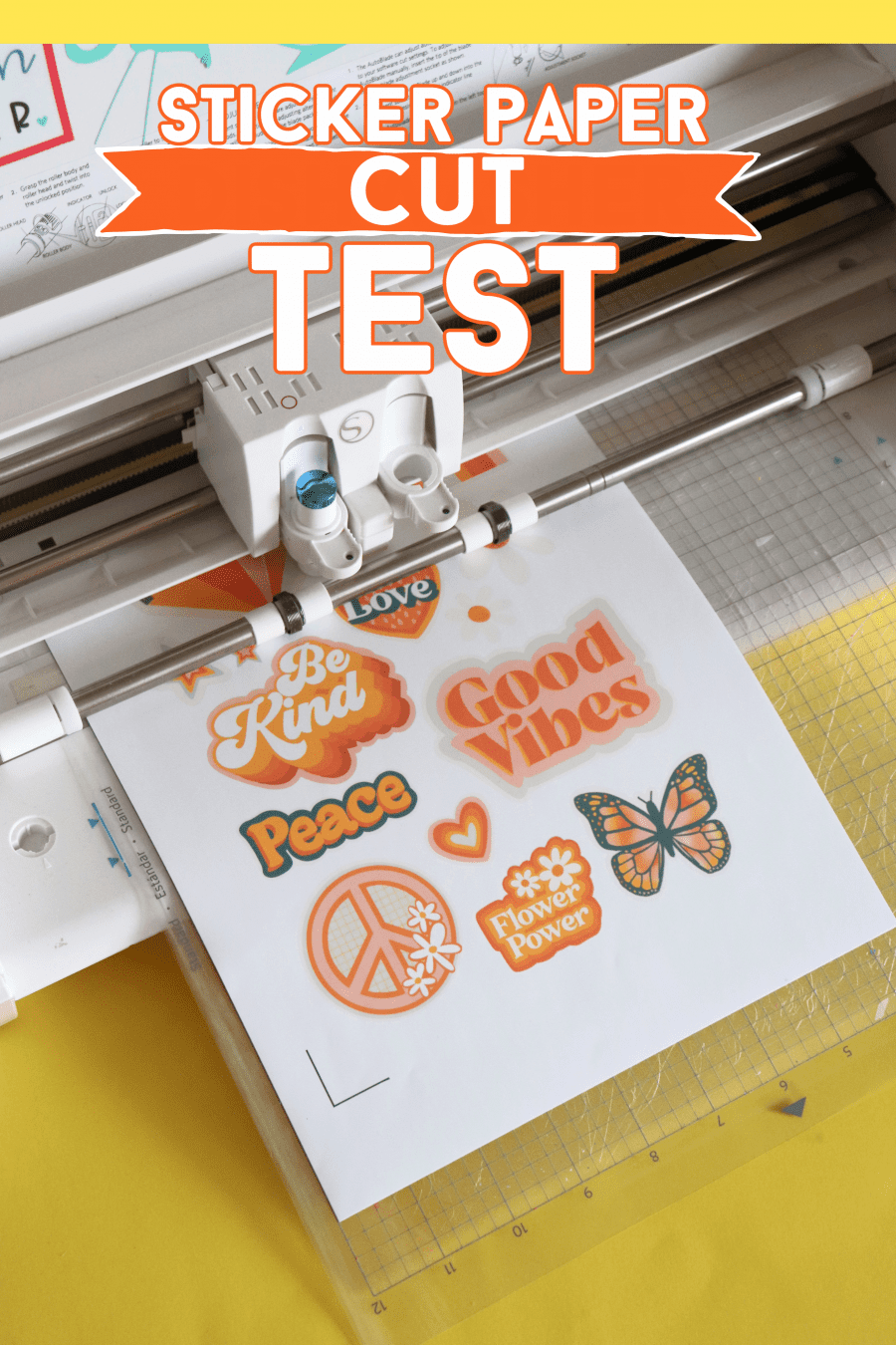 Cricut Clear Printable Sticker Paper Bundle - DIY Sticker Making Set with  Card/Paper Digital Guide, Adhesive Backed Vinyl Paper For Printing Custom