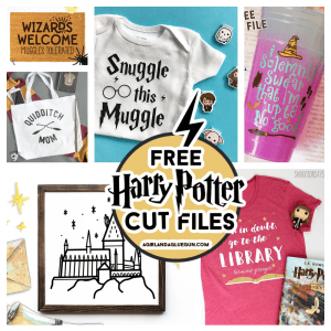 free harry potter svg cut files for cricut and silhouette cameo a girl and a glue gun
