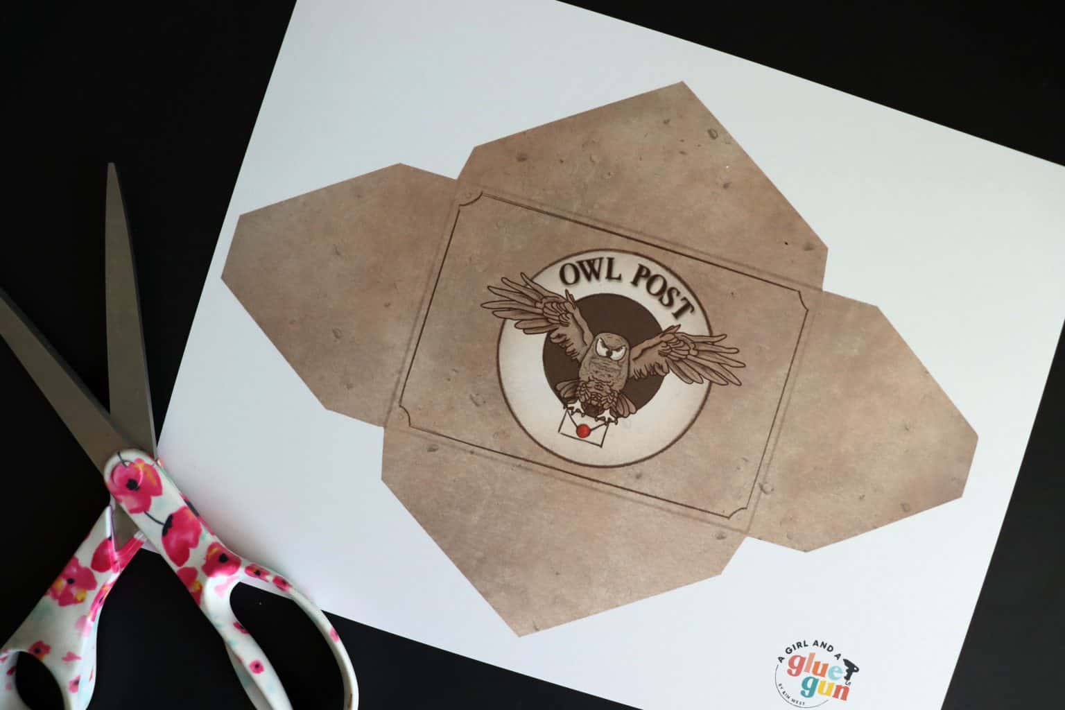 Harry Potter owl Post printable - A girl and a glue gun