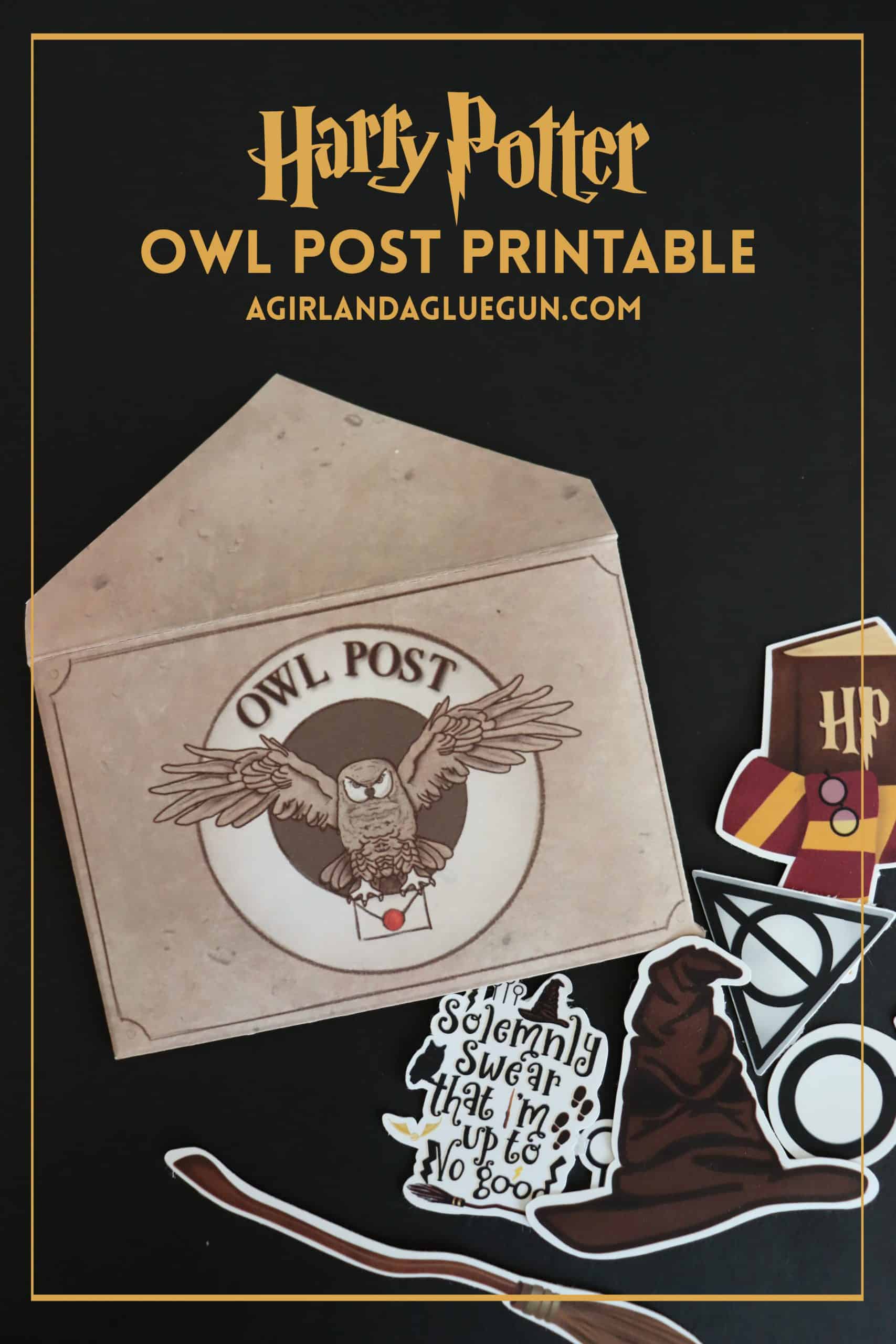 Harry Potter owl Post printable - A girl and a glue gun