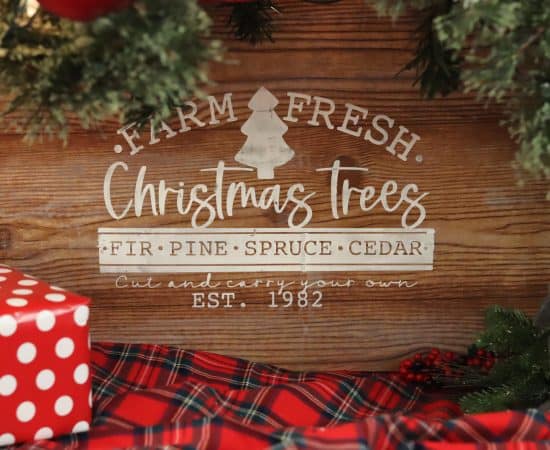 free christmas tree cut svg file
