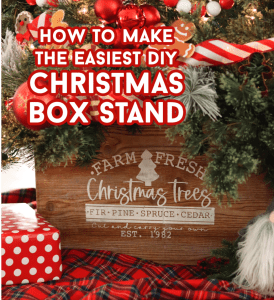 how to make the easiest diy Christmas box stand copy 2 (1)