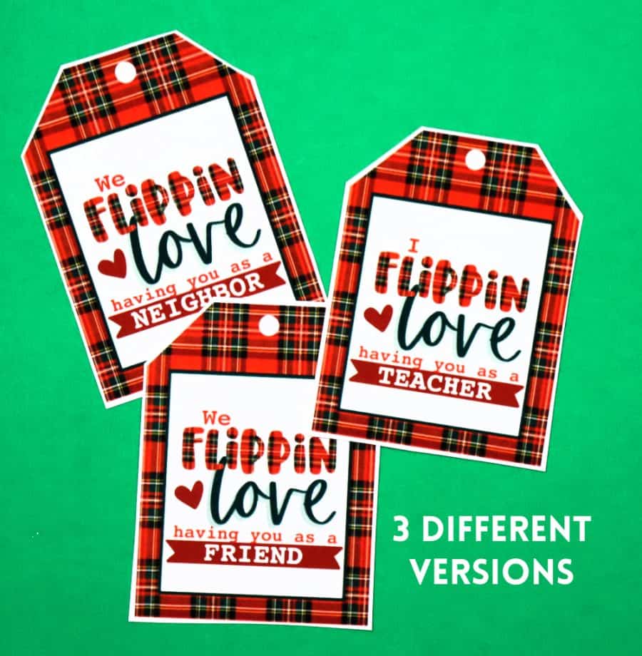 Free Printable Christmas Gift Tags for the Holidays - Aubree Originals