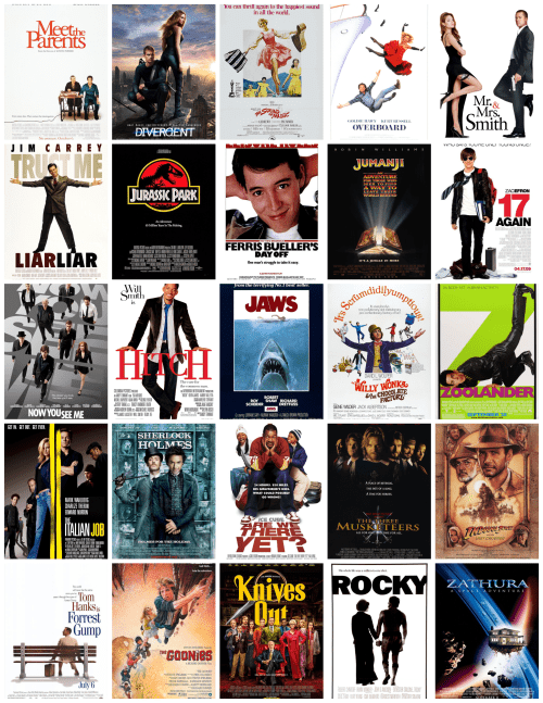Movie night printables - A girl and a glue gun