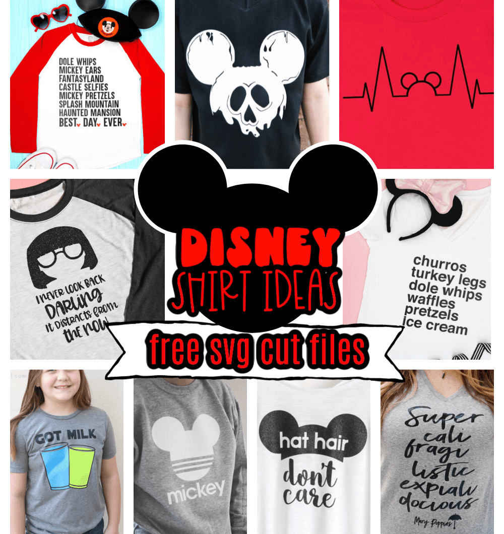 Disney Shirts with free SVGs - A girl 