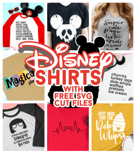 so many cute Disney shirts with free svg cut files. Cricut and Silhouette compatible (1)