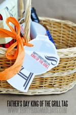 Father's day gifts with free printables - A girl and a glue gun