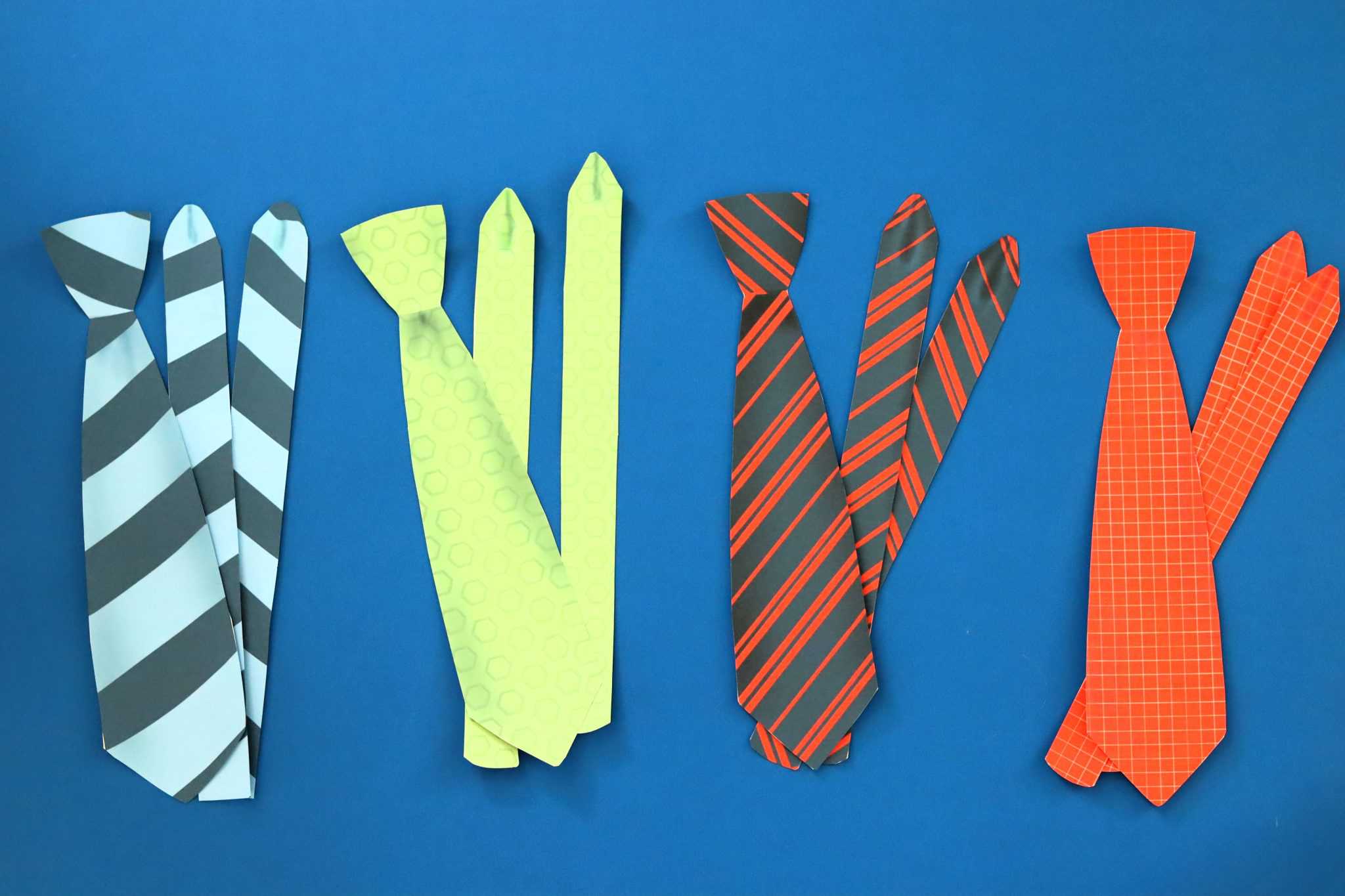 Father's Day Tie printable - A girl and a glue gun
