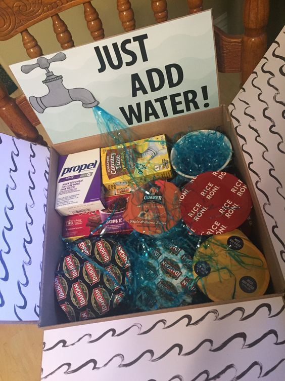 just add water care package