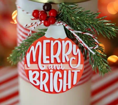 merry and bright christmas printable gift tag (1)