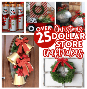 over 25 christmas dollar store craft ideas (2) (1)