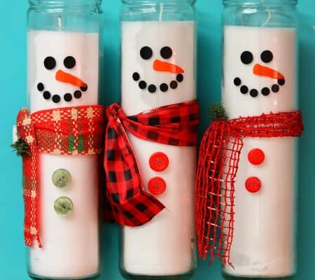 dollar tree candles for Christmas (1)