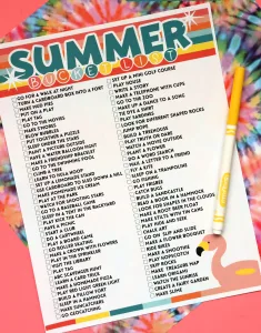 Create an Unforgettable Summer with this Fun Kids' Bucket List