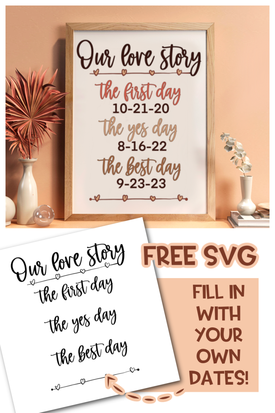 free svg wedding for personalized sign
