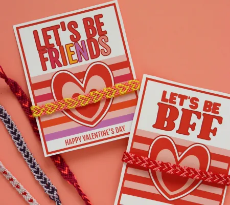 free-friends-printable-1 Friendship Bracelet Valentine Ideas