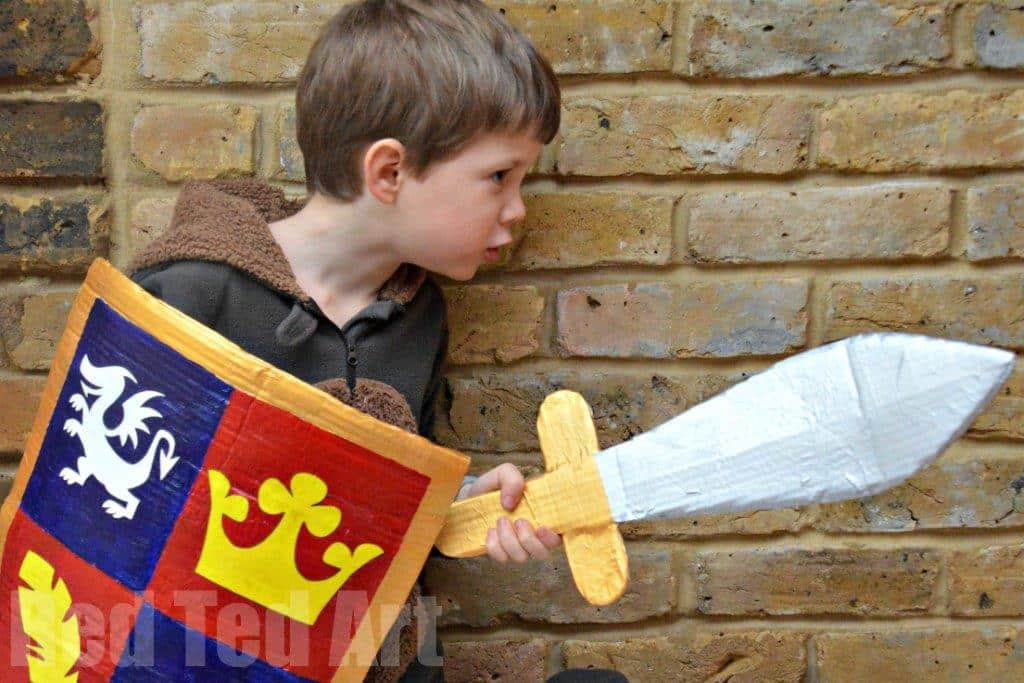 cardboard projects- kid's craft! - A girl and a glue gun