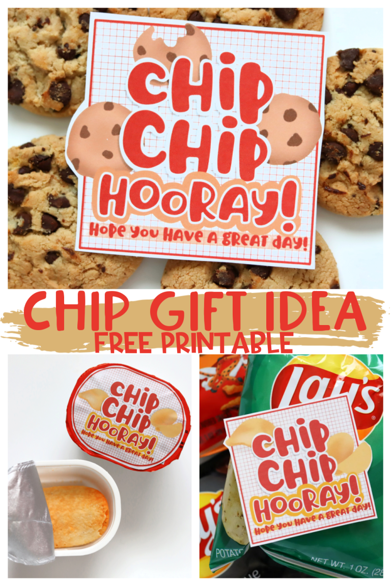 chip chip hooray gift tag printables - A girl and a glue gun